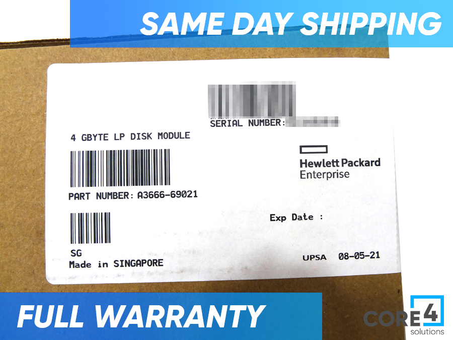 HP A3666-69021 4 GBYTE LP DISK MODULE