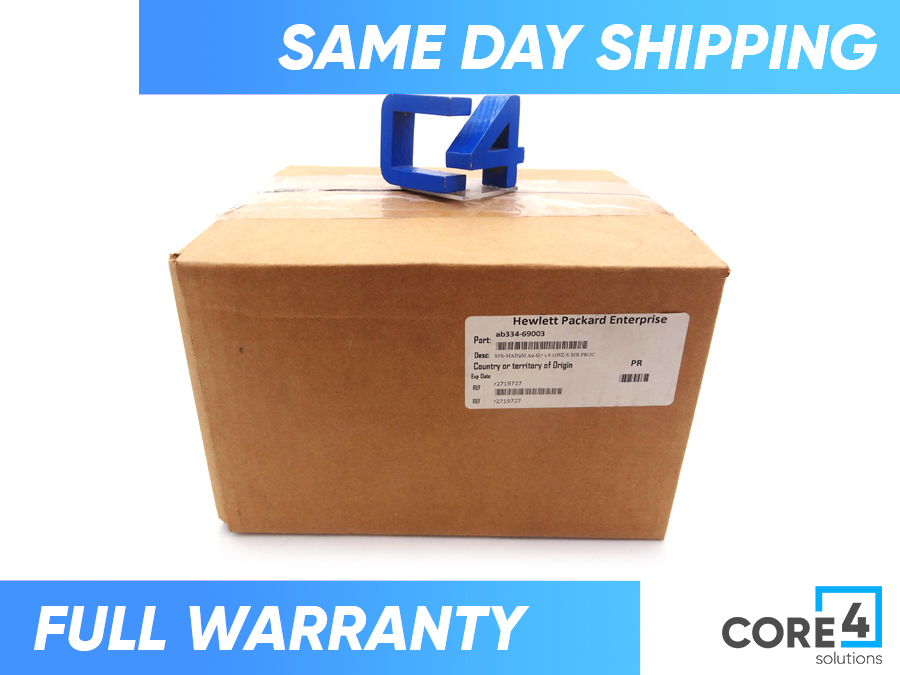 HP AB334-69003 ITANIUM2 RX2620 1.6GHZ 6MB CPU *New Sealed* 