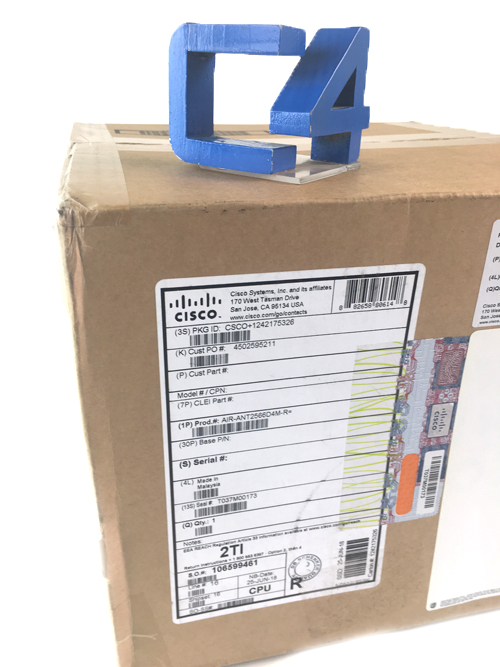 CISCO AIR-ANT2566D4M-R 2.4GHZ 6DBI/5GHZ 6DBI 60 DEG.PATCHC