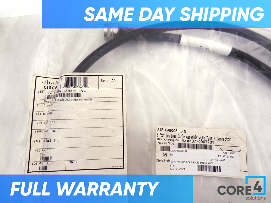 CISCO AIR-CAB005LL-N 5 FT LOW LOSS CABLE ASSEMBLY W/N