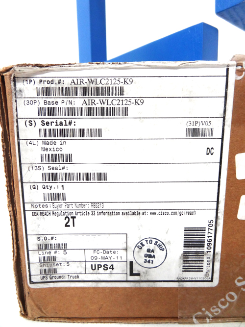 CISCO AIR-WLC2125-K9 AIR-WLC2125-K9 WIRELESS LAN CONTROR
