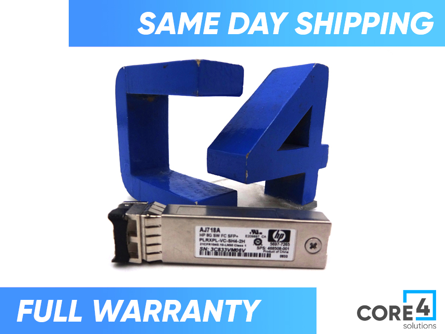 HP AJ718A HP 8GB SHORT WAVE FC SFP+ 1 PACK - 468508-001, 468508-002