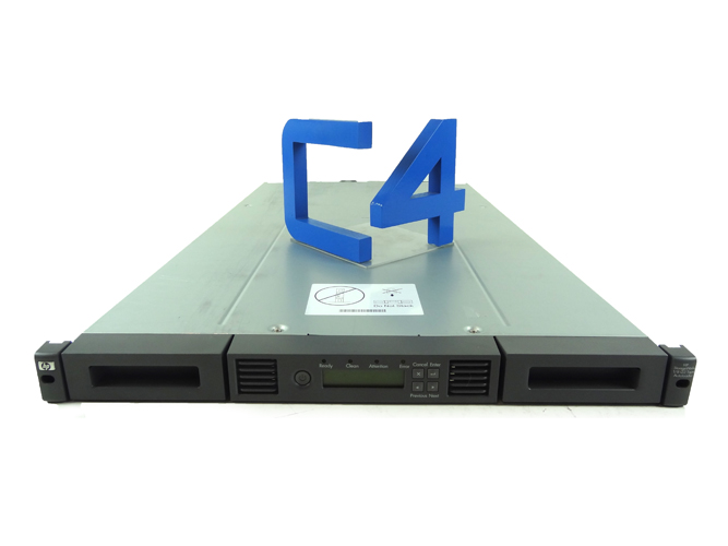 HP AK377B 6.412.8TB LTO4 ULTRIUM 1760 1DRV8SLOTS G2 SAS RM TAPE AUTOLOADER