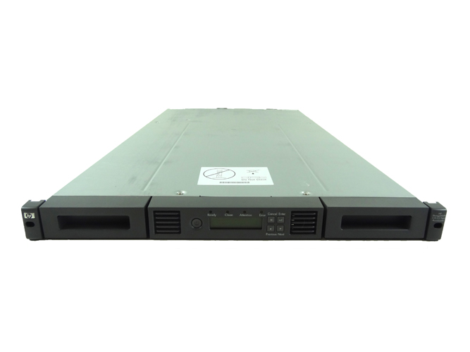 HP AK377B 6.412.8TB LTO4 ULTRIUM 1760 1DRV8SLOTS G2 SAS RM TAPE AUTOLOADER