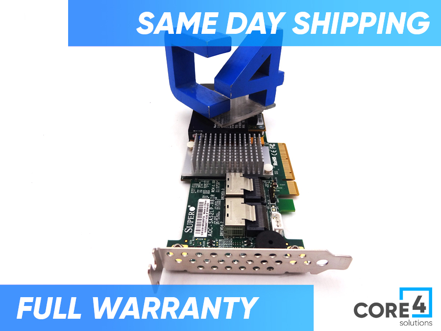 SUPERMICRO AOC-SAS2LP-H8IR-16DD 8-PORT 6GBPS PCIE RAID CARD