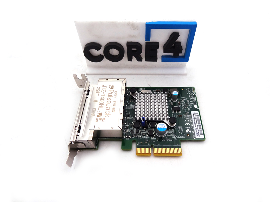 SUPERMICRO AOC-SGP-I4 INTEL I350 4-PORT RJ45 NIC