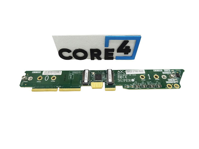 MISC AOC-SMG2-2TM2-NI22 Nutanix Supermicro m.2 SATA3 Carrier Card