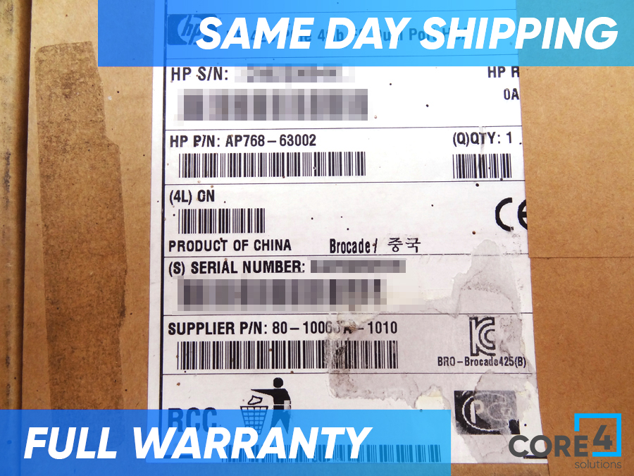 HP AP768A 42b Pcie 4gb Fc 2pt Hba - 571519-001, AP768-63001