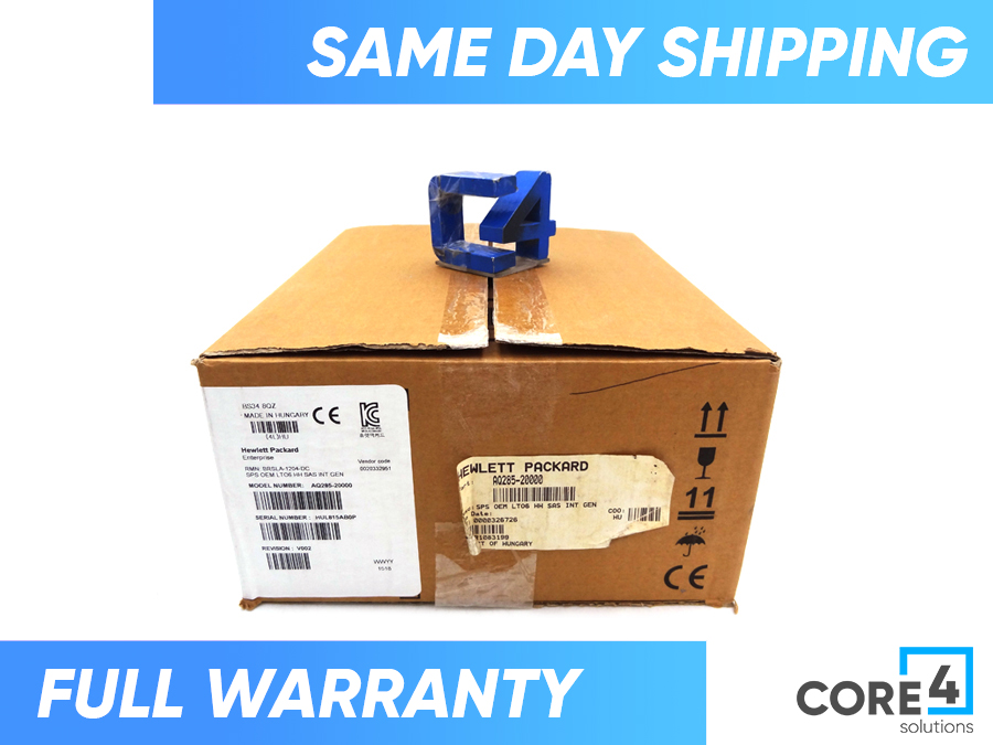 SUN AQ285G ORACLE LTO6 TAPE ULTRIUM 6250 SAS *New Sealed* - 7060916