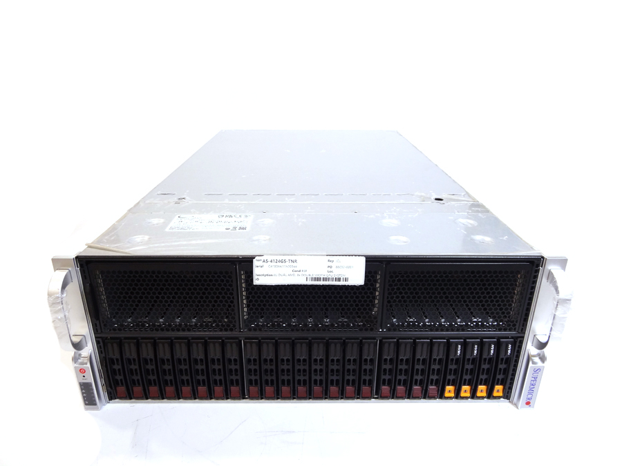 SUPERMICRO AS-4124GS-TNR 4U DUAL AMD, 8x DOUBLE WIDTH GPU SYSTEM