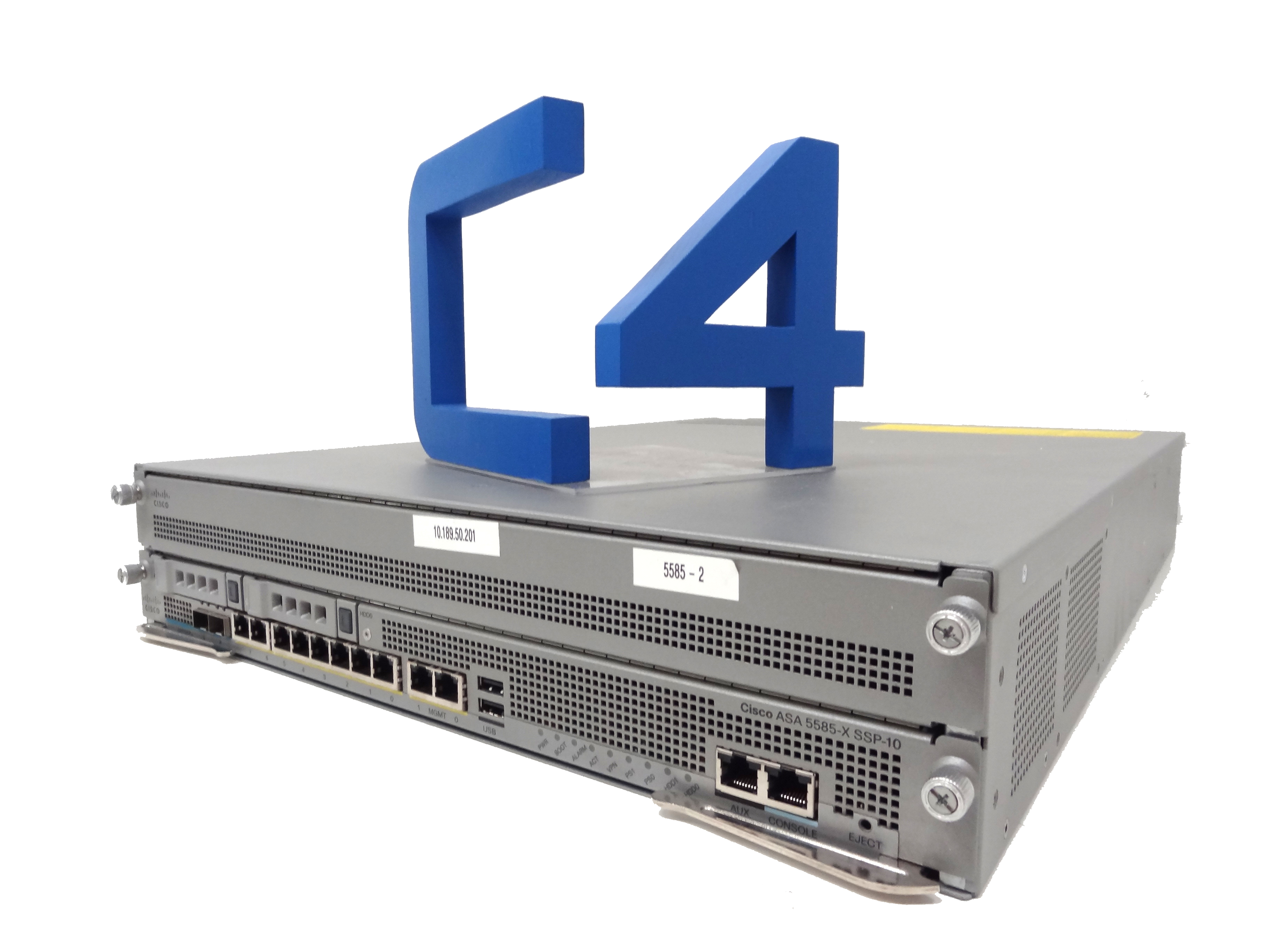 CISCO ASA5585-S10-K9 ASA 5585-X CHASSIS WITH SSP10, 8GES