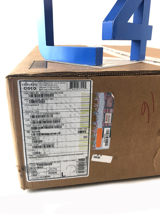 CISCO ASR1001X-10G-K9 ASR1001-X, 10G BASE BUNDLE, K9, AEG