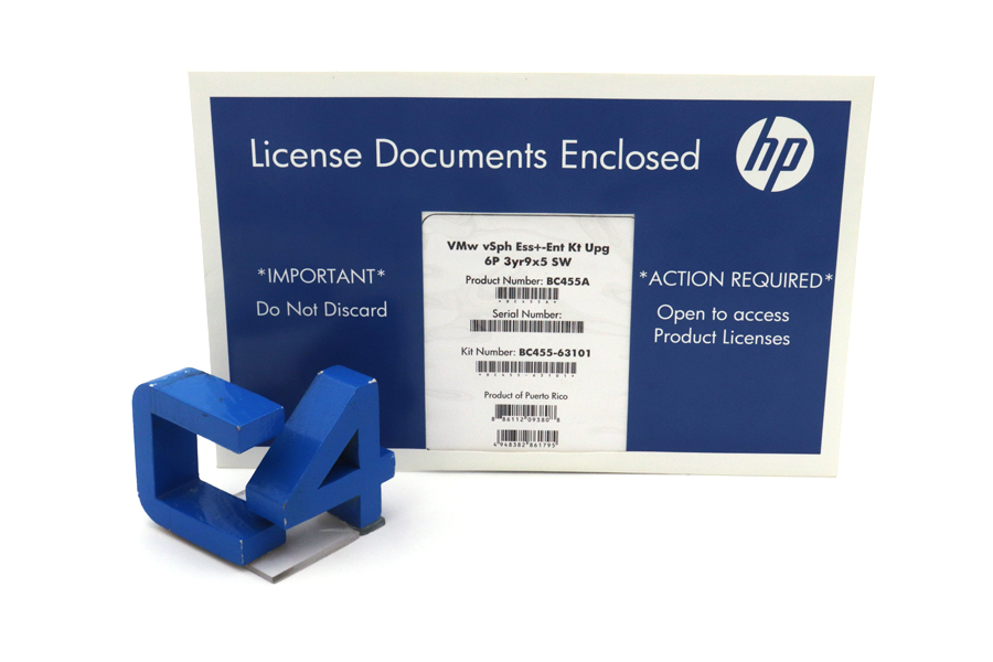 HP BC455A VSPHERE V5.1 UPGRADE *New Sealed*