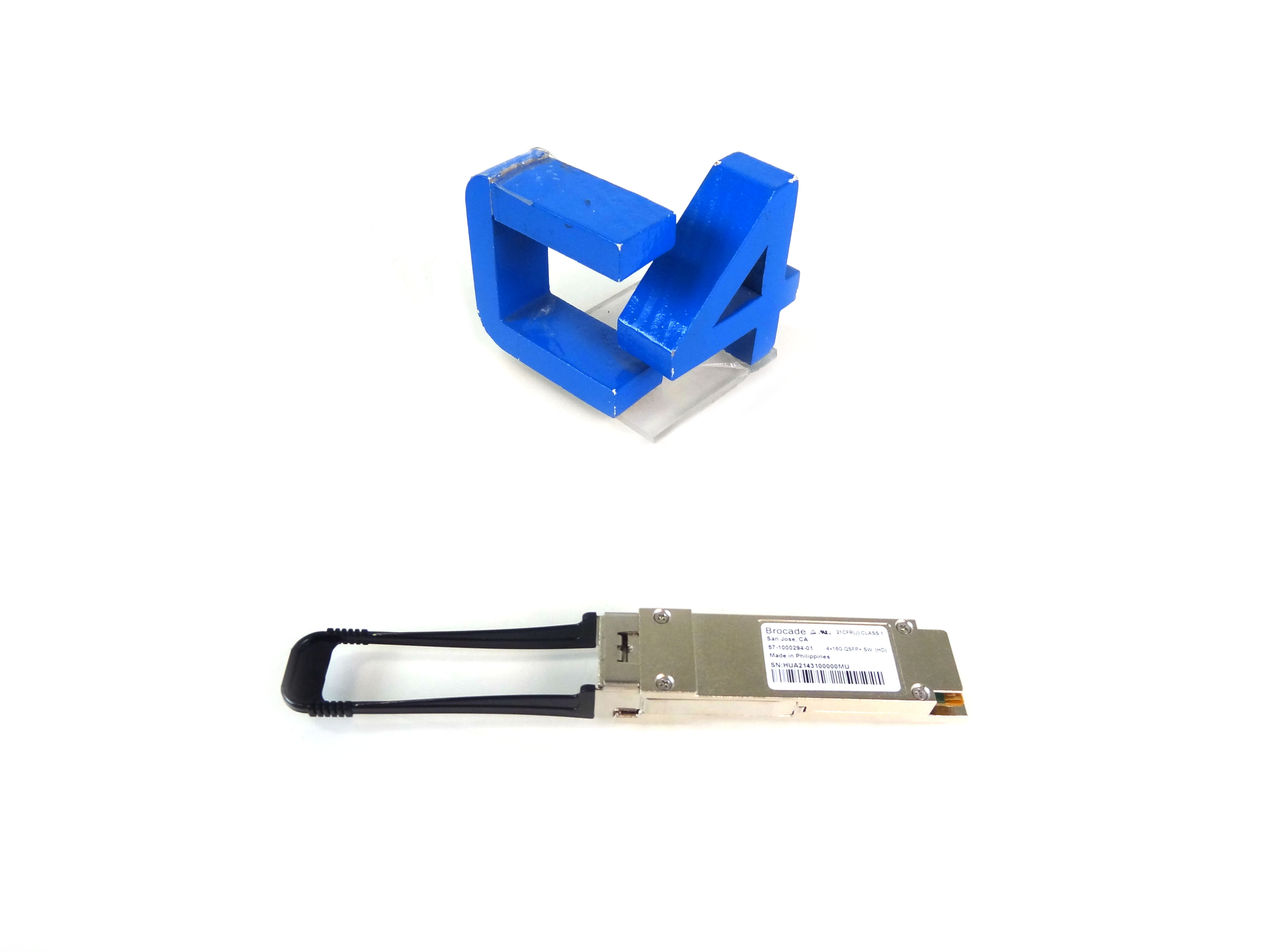 BROCADE 57-1000267-01 4 X 100M 16GB FC SWL QSFP MODULE 