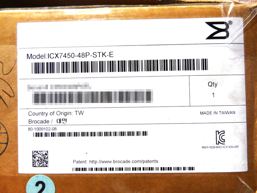 BROCADE ICX7450-48P-STK-E 48PT 1GBE SWCH POE BDL 2X40G QSFP SWITCH 