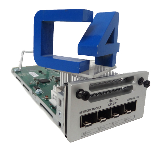 CISCO C3850-NM-4-1G CISCO CATALYST 3850 4 X 1GE