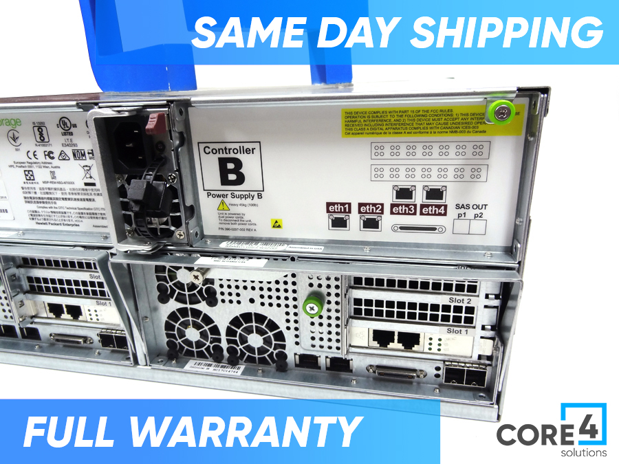 NIMBLE C3K-2G-21T-D CS3000 2x Controller SAN w 21x 1TB HDD and 3x 480GB SSD