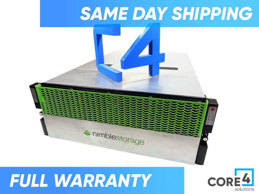 NIMBLE C3K-2G-21T-D CS3000 2x Controller SAN w 21x 1TB HDD and 3x 480GB SSD