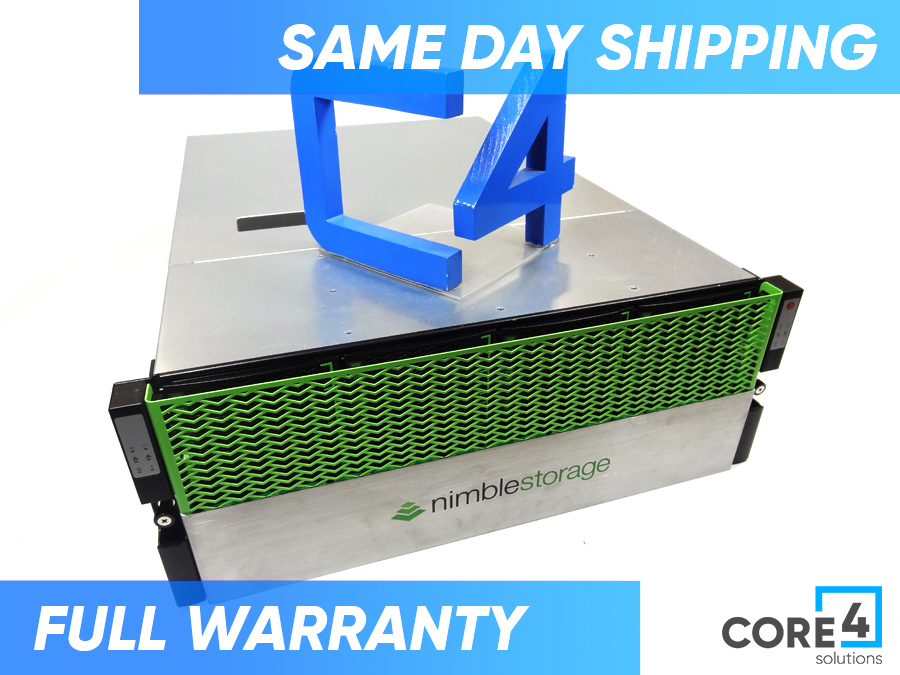 NIMBLE C3K-2G-21T-D CS3000 2x Controller SAN w 21x 1TB HDD and 3x 480GB SSD