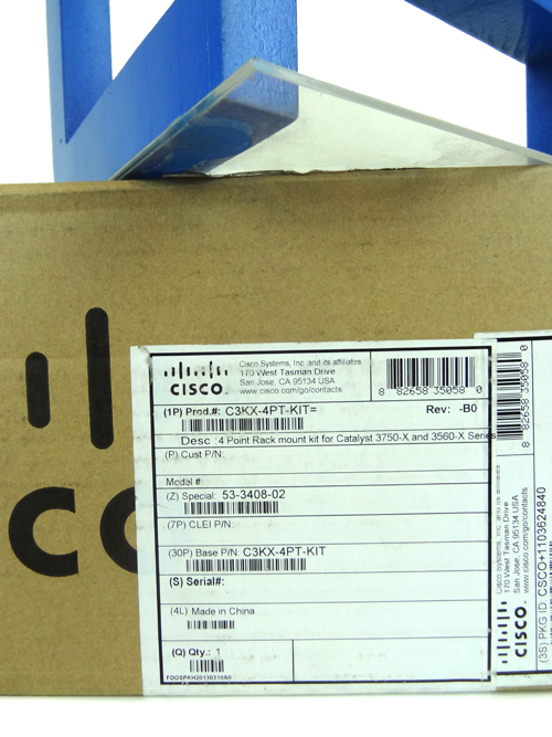 CISCO C3KX-4PT-KIT 4 POINT RACK MOUNT KIT FOR 3750-X & 3560-X 