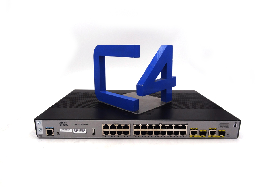 CISCO C891-24XK9 Cisco 891 W 2GE 2SFP And 24-Switch Port