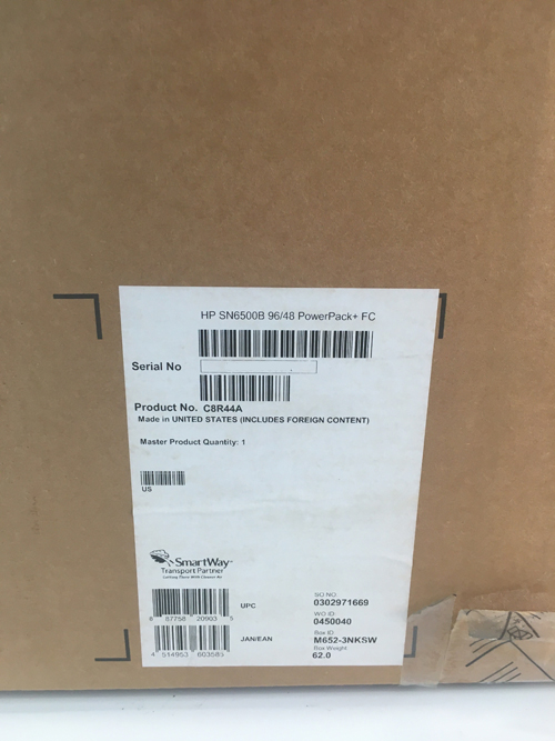 HP C8R44A HPE SN6500B 16GB 9648 POWER PACK