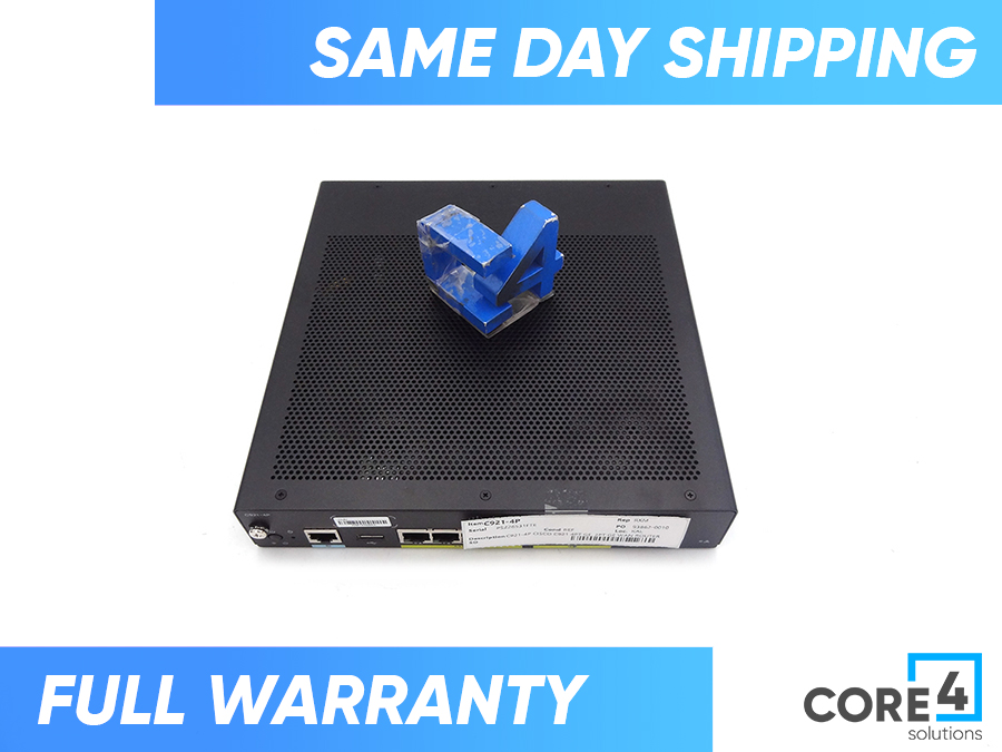 CISCO C921-4P C921-4P C921 4PT GE, 2PT GE WAN ROUTER