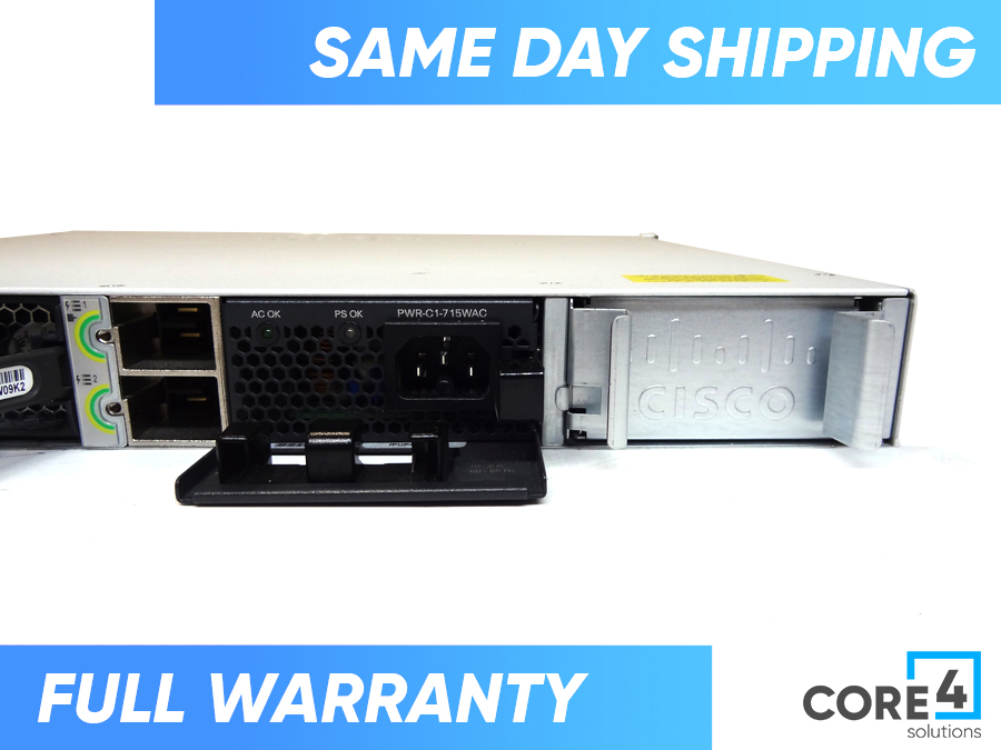 CISCO C9300-24P-A CATALYST 9300 24-PT POE+ NETWORK ETHERNET SWITCH