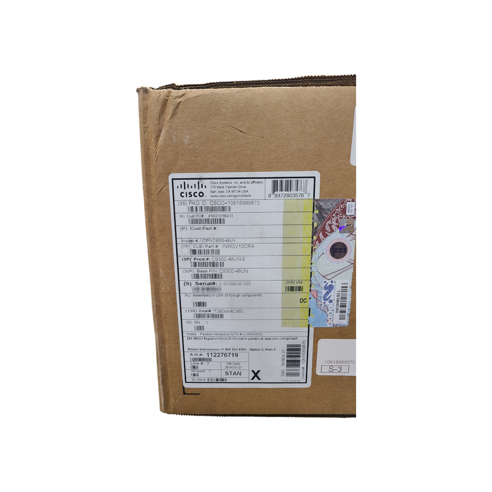 CISCO C9300-48UN-E Catalyst 9300 48-port 5Gbps Switch