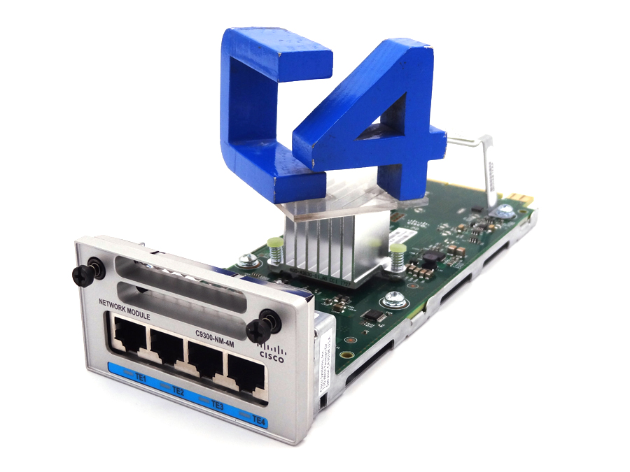 CISCO C9300-NM-4M CAT 9300 4 X MGIG MODULE 
