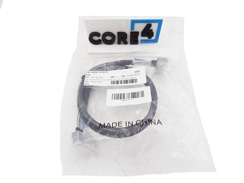 MISC CBL-MCIO-1270S4T2 Oikwan MCIO x8 to SlimSAS x8 (SFF-TA-1016 to SFF-8654) CBL