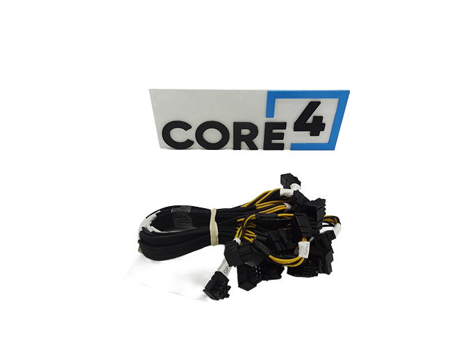 SUPERMICRO CBL-PWEX-0791 8-Pin CPU to 8-Pin + 6-Pin PCIe GPU Cable - 36cm