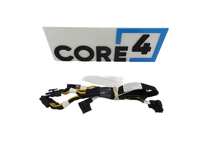 SUPERMICRO CBL-PWEX-0792 8-Pin + 6-Pin Right Angle PCIe 30cm GPU Cable