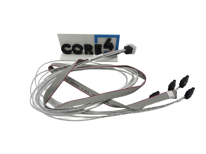 SUPERMICRO CBL-SAST-0591 Reverse Breakout MiniSAS HD to 4 SATA w/sideband 75cm