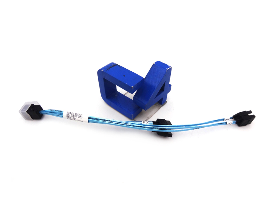 SUPERMICRO CBL-SAST-0704 MINISAS HD TO 4 SATA CABLE 