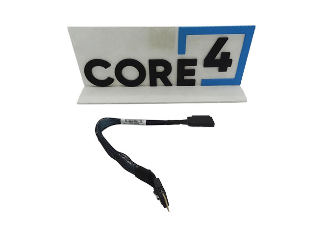 SUPERMICRO CBL-SAST-1222-85 Slimline X8 (LE) to Slimline X8 (STR), 22CM,85 OHM,RoHS