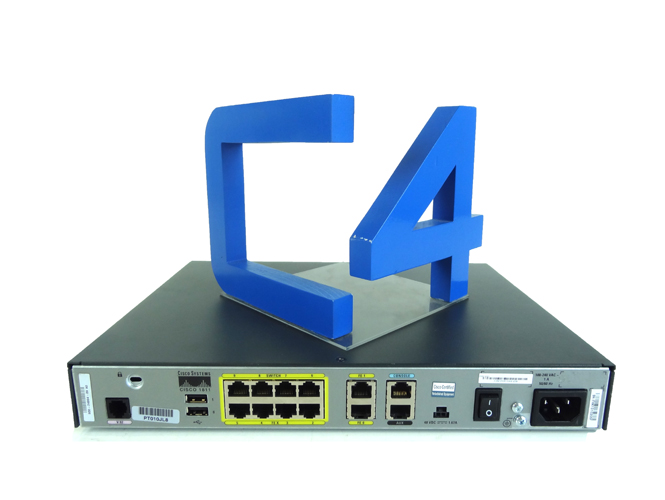 Cisco CISCO1811W-AG-A/K9 1811 Integrated Services Router - 2 x WAN, 8 x LAN, 2 x USB, 1 x Serial