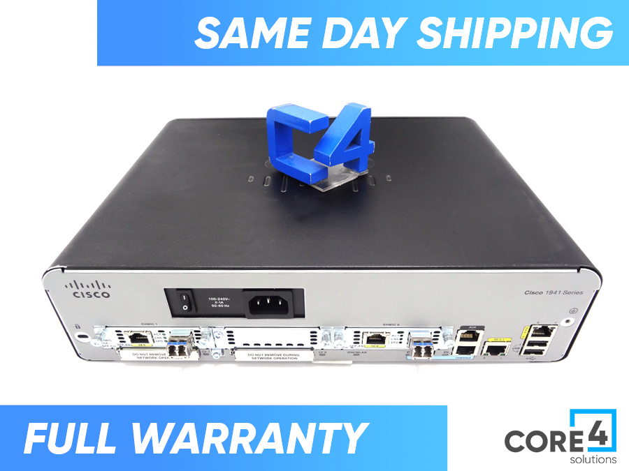 Cisco CISCO1941 W/2ge 2hwic Slots Router 