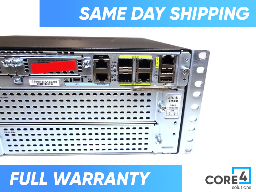 CISCO CISCO3945-SEC/K9 3945 SEC BDL W/ LIC PAK