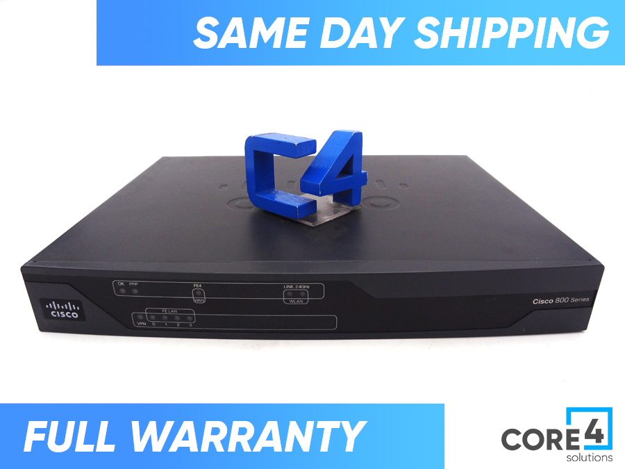 Cisco CISCO861W-GN-A-K9 861 Ethernet Security Router 802.11n Fcc Compliant