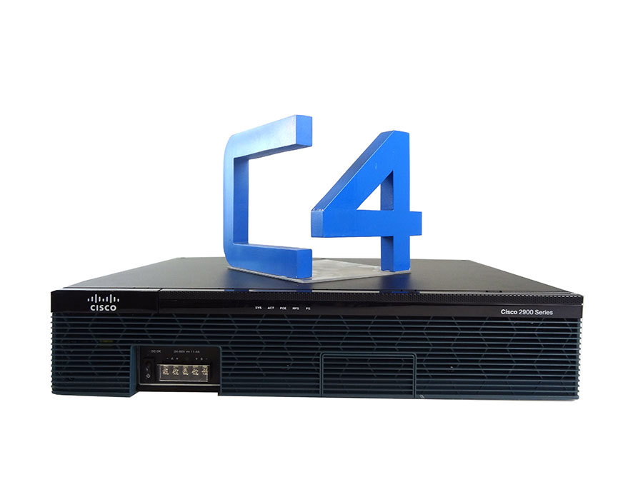 CISCO CISCO2911-DC/K9 2911 W/3 GE.4 EHWIC.2 DSP.1 C 