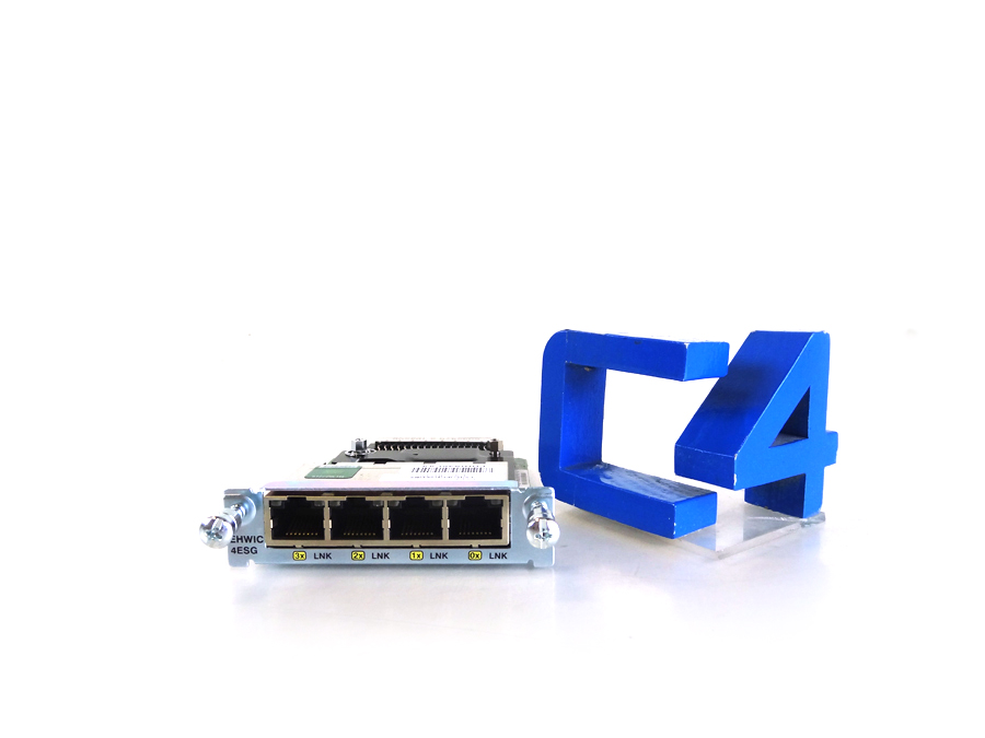 CISCO EHWIC-4ESG FOUR PORT 10/100/1000 ETHERNET SWID