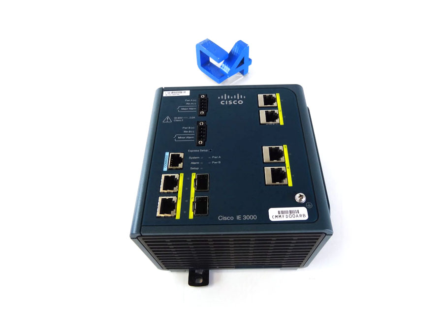 CISCO IE-3000-4TC 4 PORT BASE INDUSTRIAL ETHERNET SWITCH