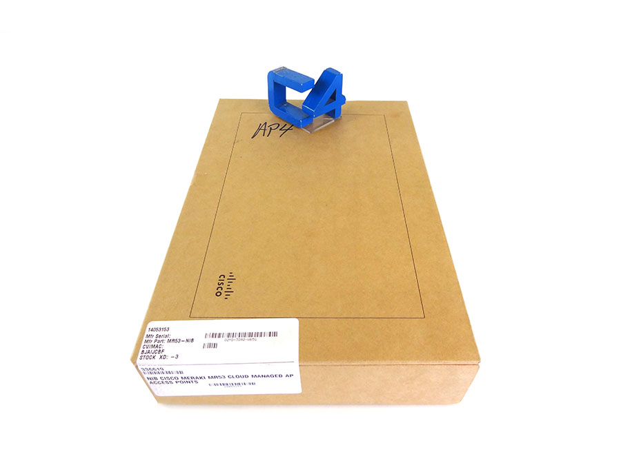 CISCO MR53-HW MERAKI MR53 IEEE 802.11AC 2.50 GBI5 *New Sealed* 