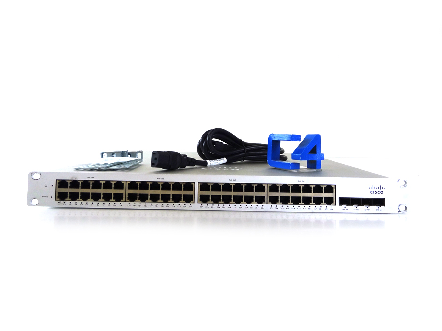 CISCO MS220-48LP-HW MERAKI CLOUD MANAGED SWITCH MS220-0