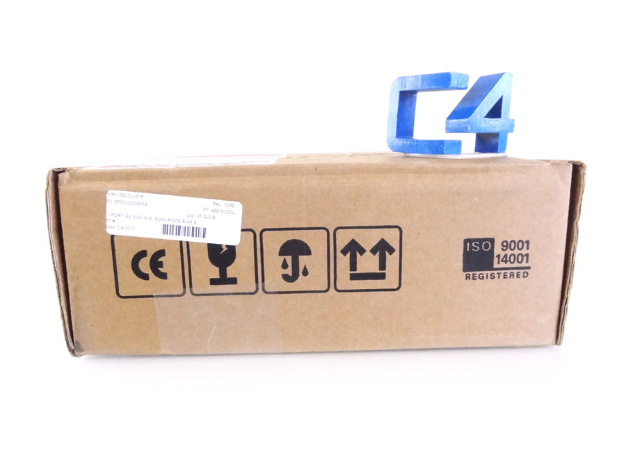 CISCO NIM-1GE-CU-SFP 1-PORT GE WAN NIM, DUAL-MODE RJ45 & SFP *New Open Box*