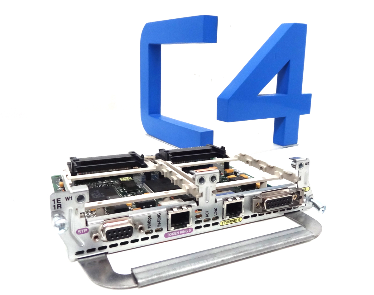 CISCO NM-1E1R2W 2600/3600 SINGLE ETHERNET 1 TOKEN RING 2 WAN CARD SLOT