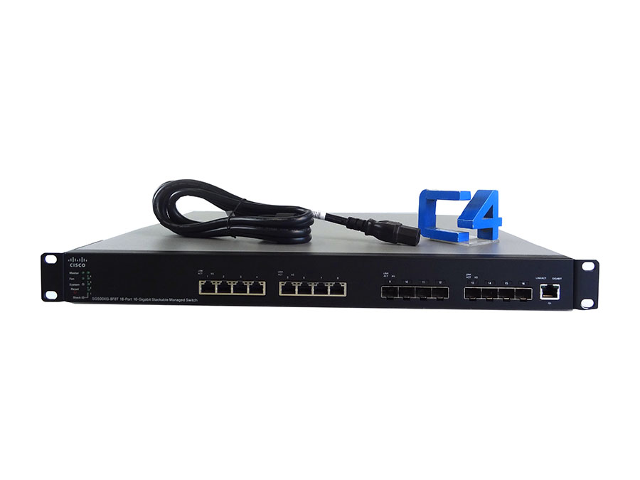 CISCO SG500XG-8F8T-K9 16-PORT 10 GIG MANAGED SWITCH