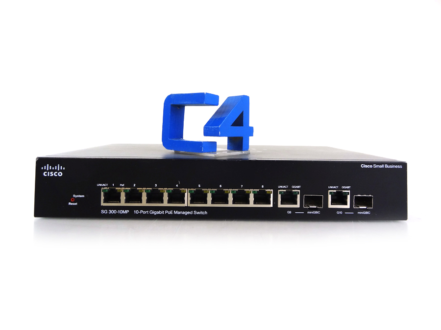 CISCO SRW2008MP-K9-NA 8 X 10/100/1000 + 2 X GIGA POE - No Power 