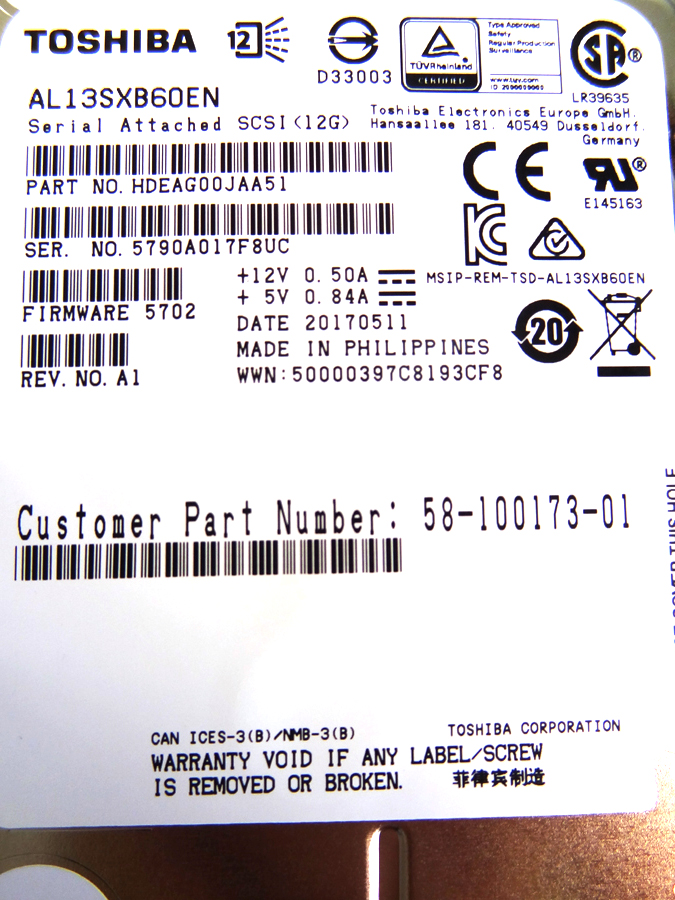 CISCO UCS-HD600G15K12G 600GB 2.5 SAS HD *New Open Box*